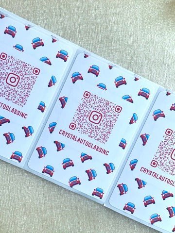 1000 Custom Logo Stickers - Creationz By Saba