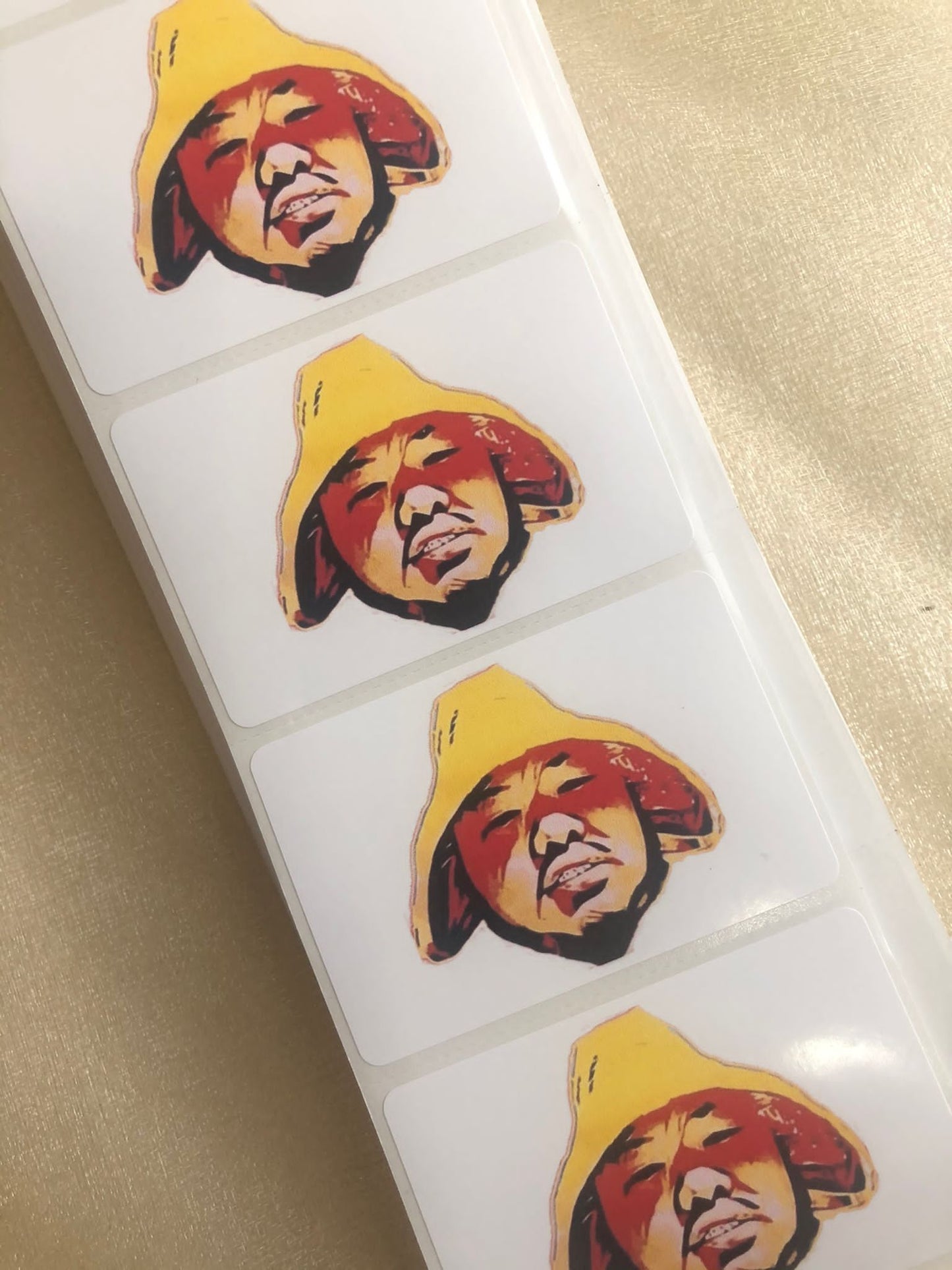 1000 Custom Logo Stickers - Creationz By Saba
