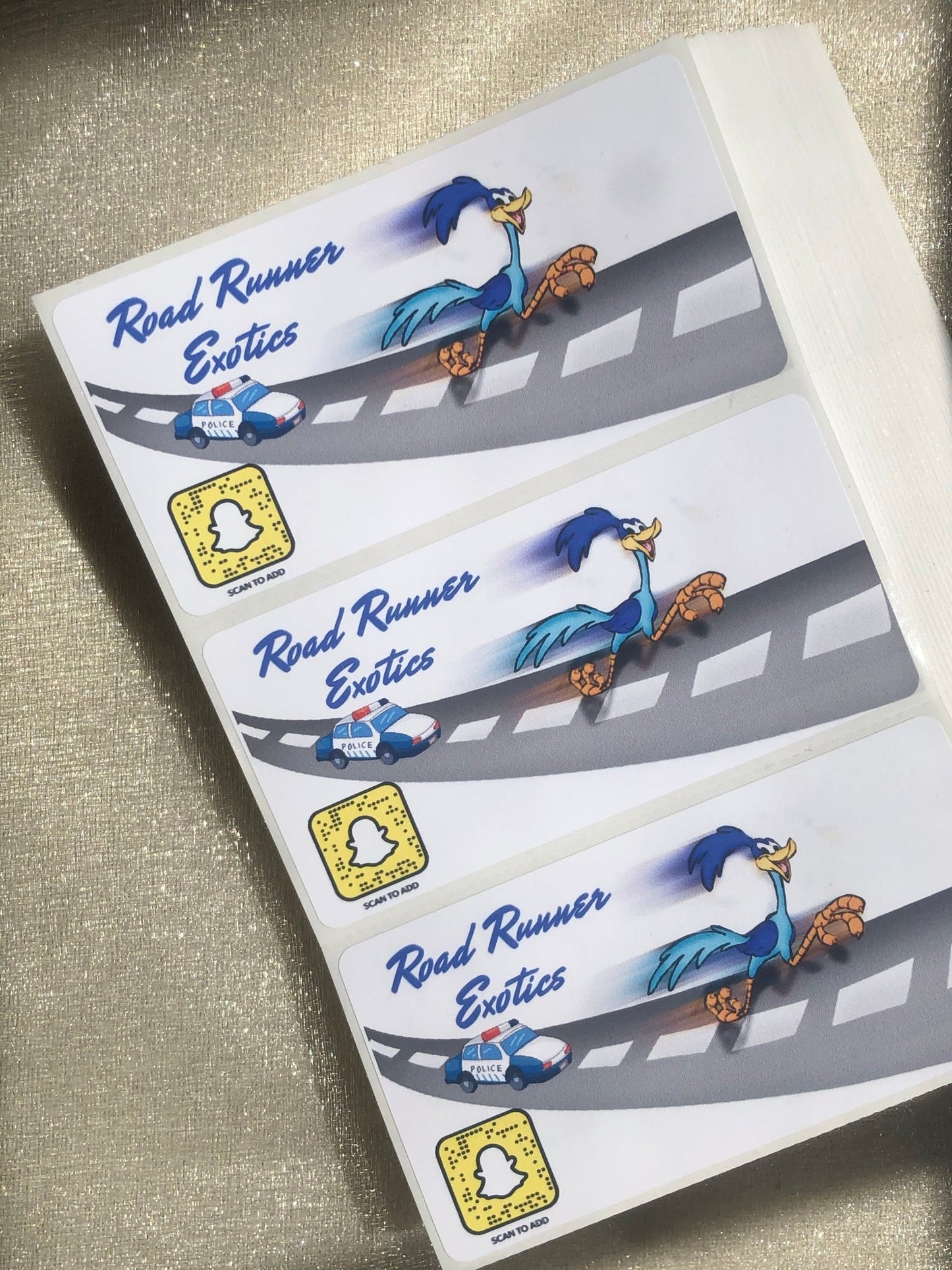 1000 Custom Logo Stickers - Creationz By Saba