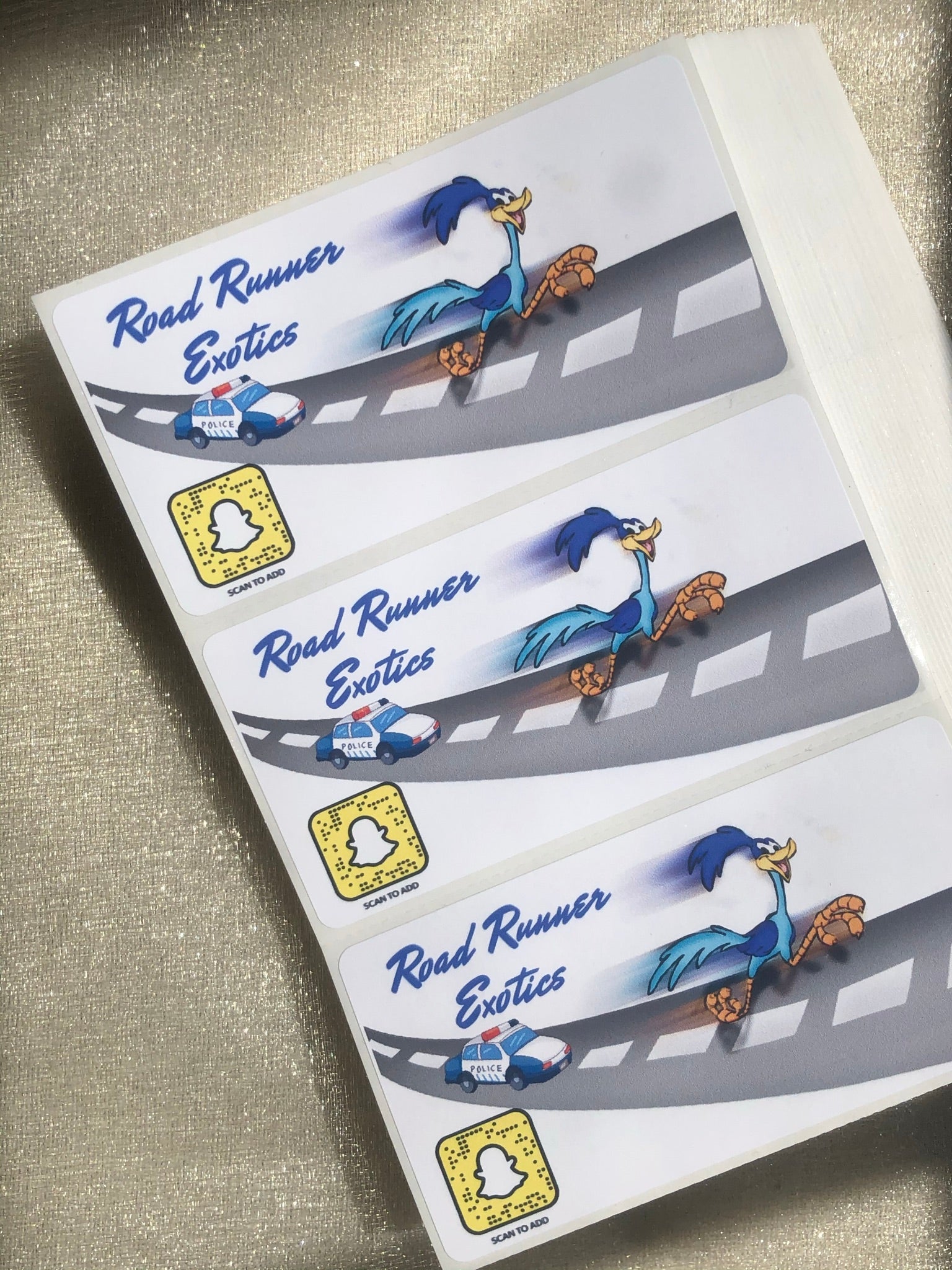 1000 Custom Logo Stickers - Creationz By Saba