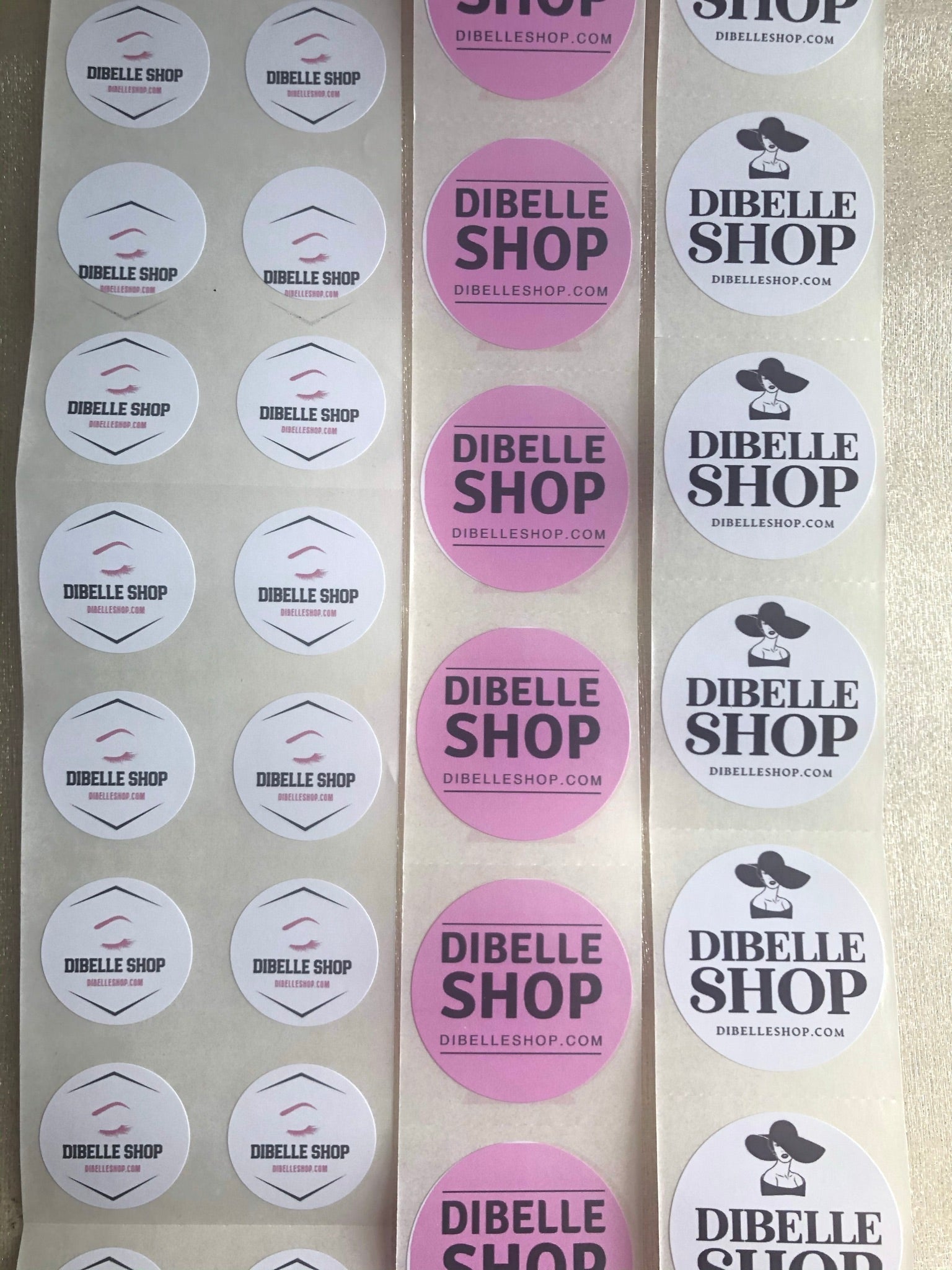 500 Custom Logo Stickers - Creationz By Saba