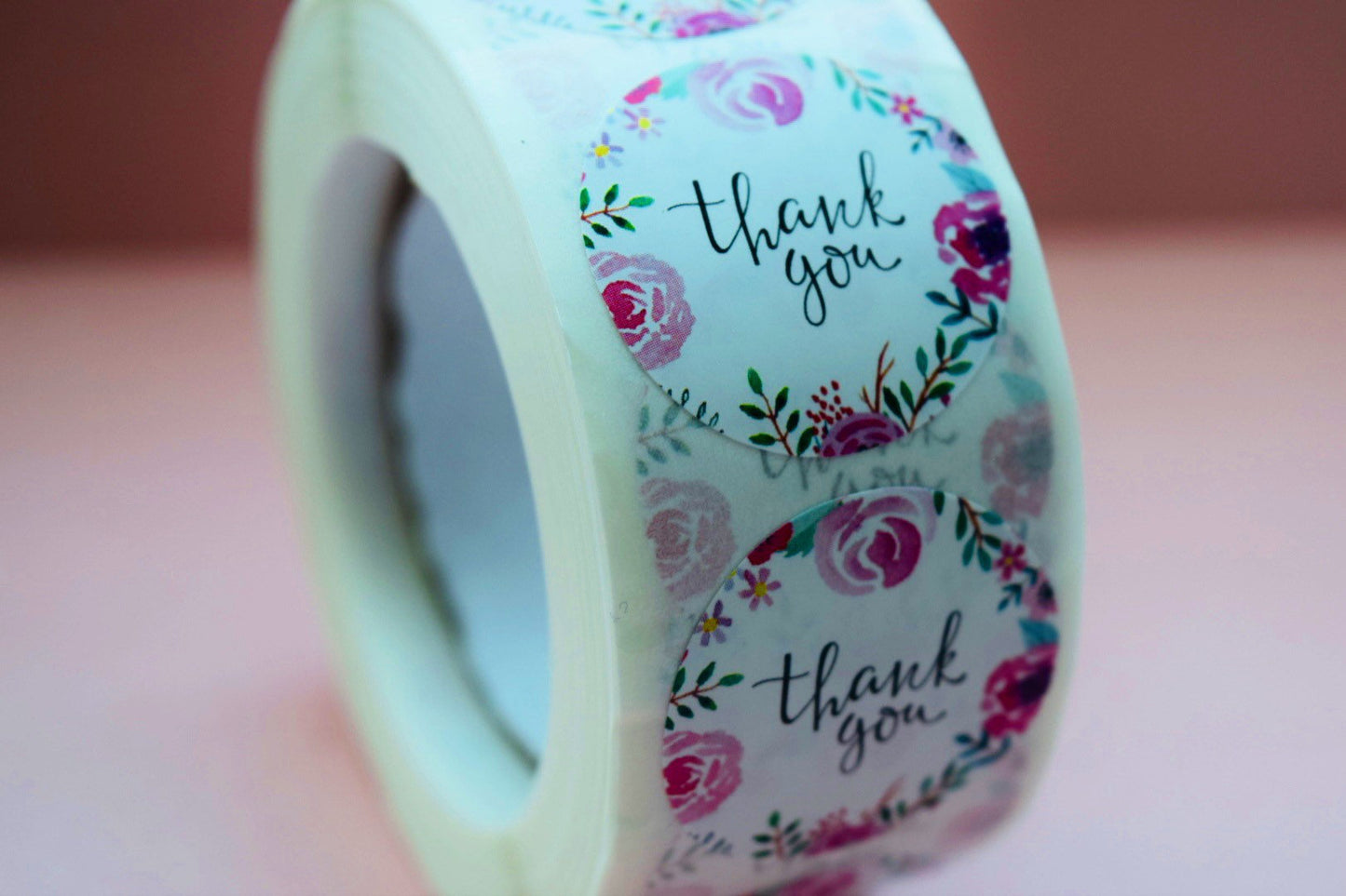 Thank you stickers | sticker roll | small business stickers | 500 stickers | packaging order stickers | packing stickers | thank you | ship