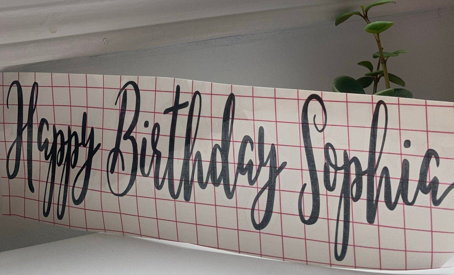 Custom Vinyl Balloon Label | Happy Birthday Balloon Label | Personalized Decals | Helium Balloon Label | Custom Decor | Custom Balloon |